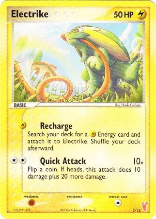 Electrike (2/12) [EX: Trainer Kit 2 - Plusle] - Dark Crystal Cards