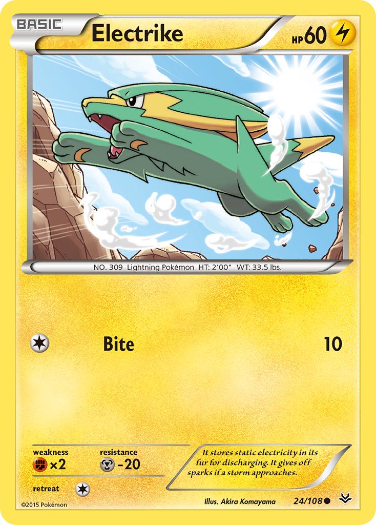 Electrike (24/108) [XY: Roaring Skies] - Dark Crystal Cards
