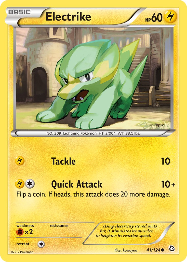 Electrike (41/124) [Black & White: Dragons Exalted] - Dark Crystal Cards