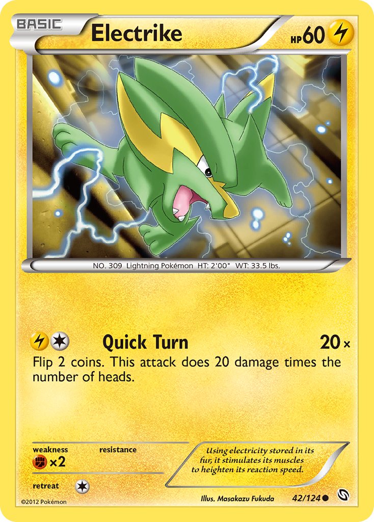 Electrike (42/124) [Black & White: Dragons Exalted] - Dark Crystal Cards