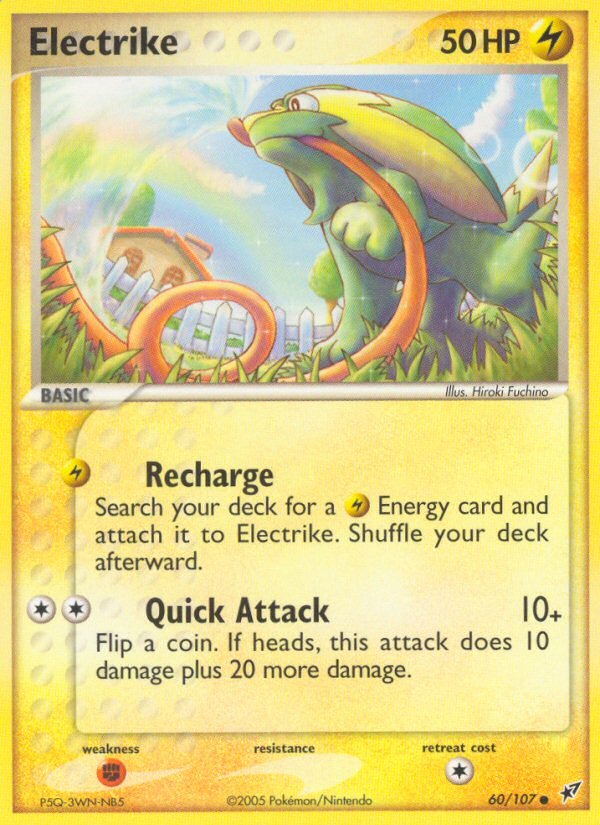 Electrike (60/107) [EX: Deoxys] - Dark Crystal Cards