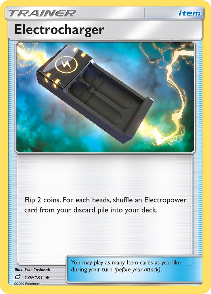 Electrocharger (139/181) [Sun & Moon: Team Up] - Dark Crystal Cards