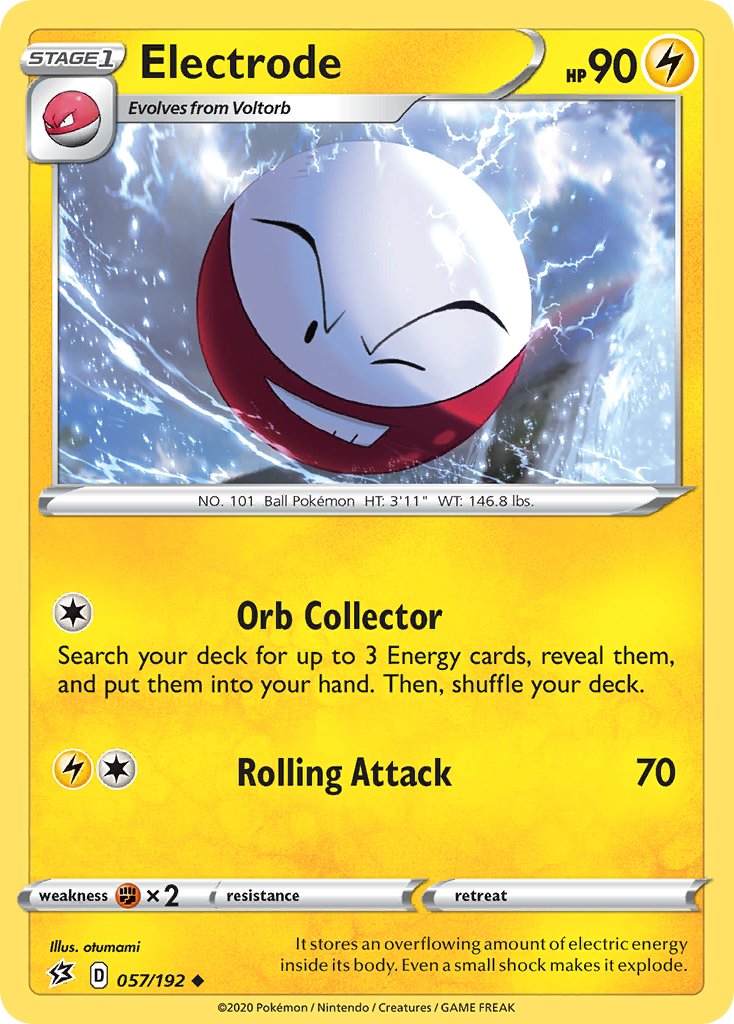 Electrode (057/192) [Sword & Shield: Rebel Clash] - Dark Crystal Cards