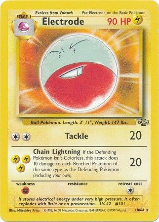Electrode (18/64) [Jungle Unlimited] - Dark Crystal Cards