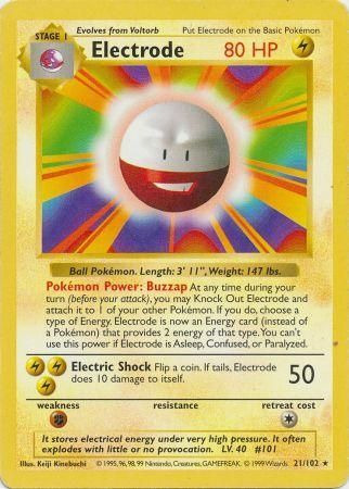 Electrode (21/102) [Base Set Shadowless Unlimited] - Dark Crystal Cards