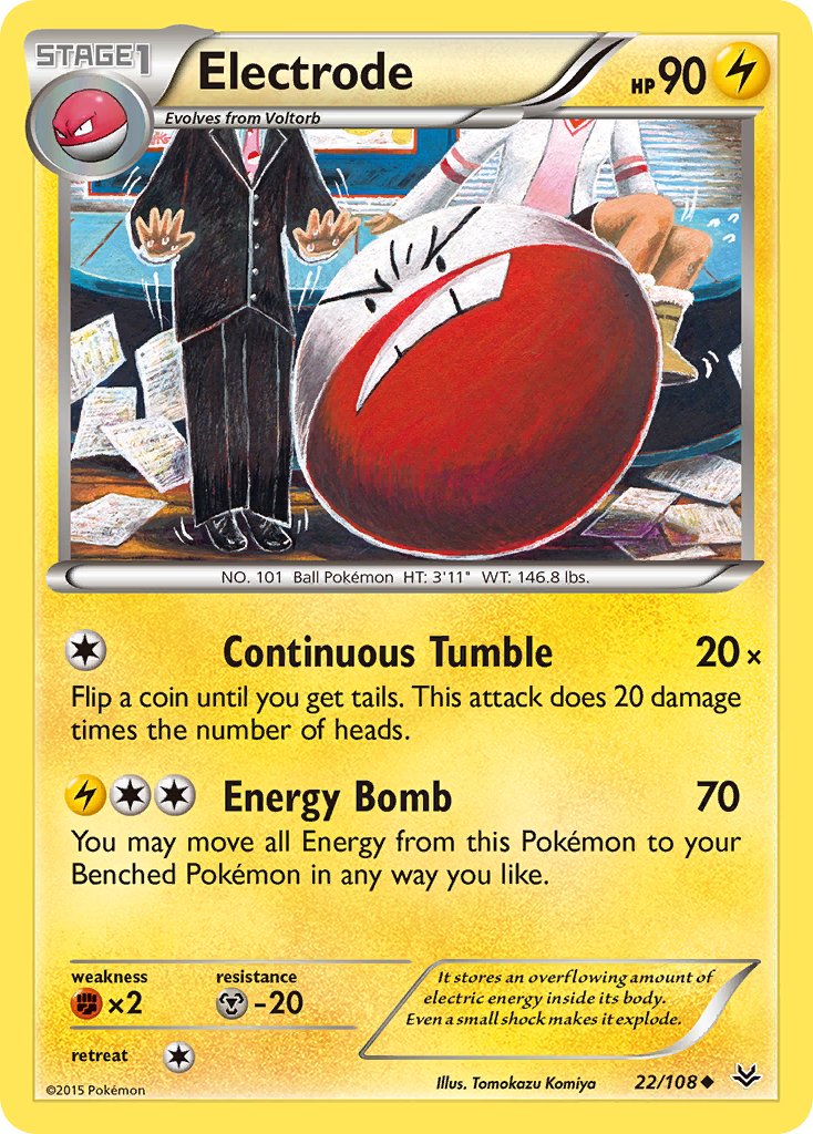 Electrode (22/108) [XY: Roaring Skies] - Dark Crystal Cards