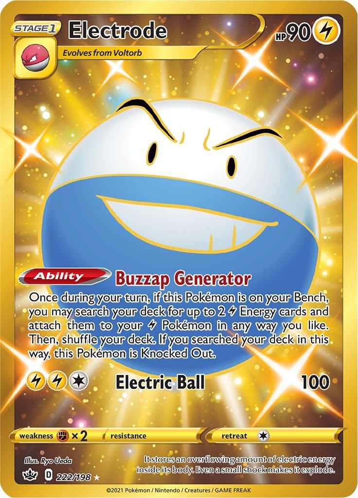 Electrode (222/198) [Sword & Shield: Chilling Reign] - Dark Crystal Cards