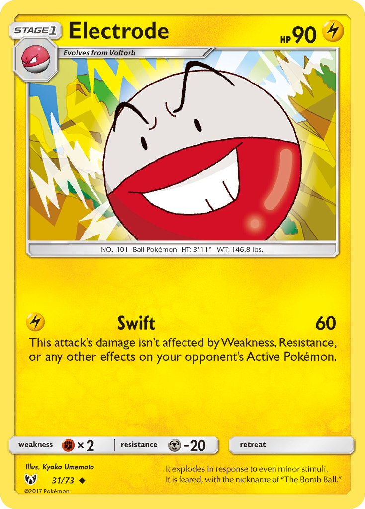 Electrode (31/73) [Sun & Moon: Shining Legends] - Dark Crystal Cards
