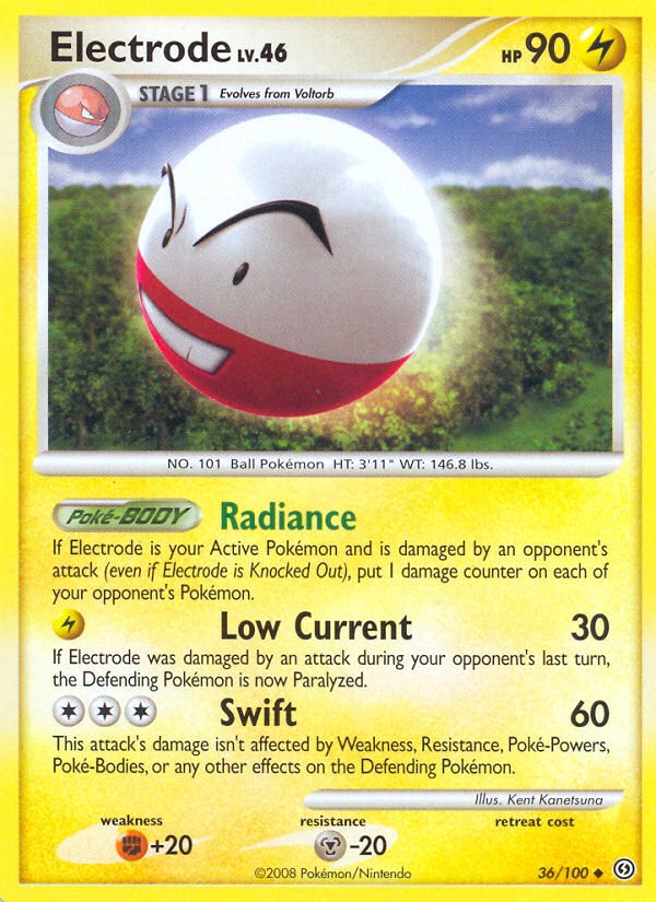 Electrode (36/100) [Diamond & Pearl: Stormfront] - Dark Crystal Cards