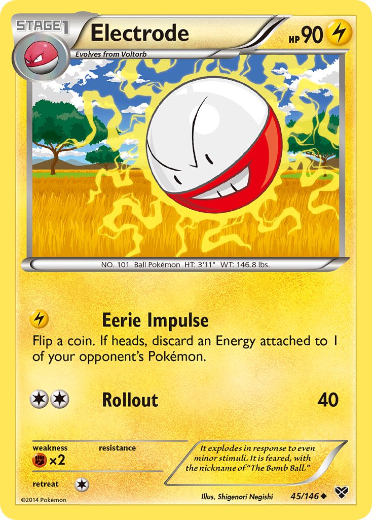 Electrode (45/146) [XY: Base Set] - Dark Crystal Cards