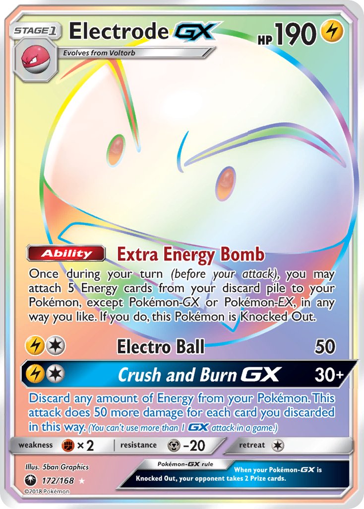 Electrode GX (172/168) [Sun & Moon: Celestial Storm] - Dark Crystal Cards