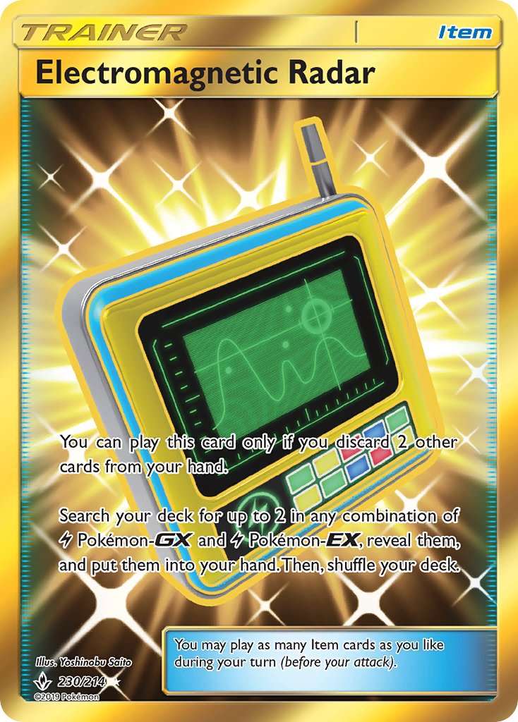 Electromagnetic Radar (230/214) [Sun & Moon: Unbroken Bonds] - Dark Crystal Cards