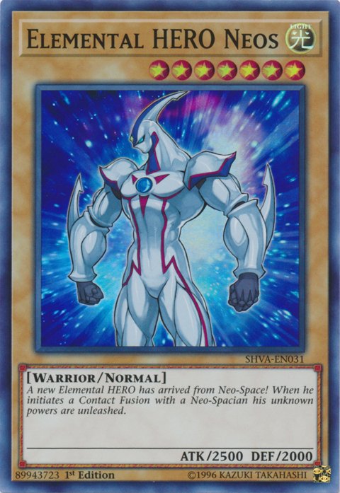 Elemental HERO Neos [SHVA - EN031] Super Rare - Dark Crystal Cards