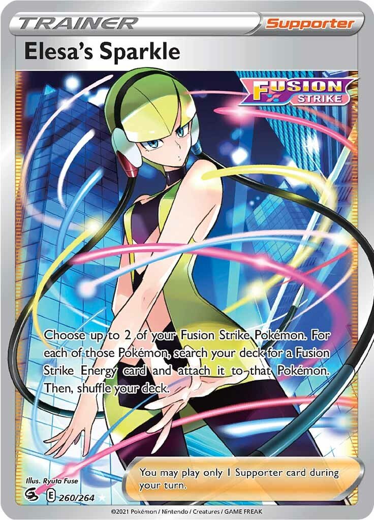 Elesa's Sparkle (260/264) [Sword & Shield: Fusion Strike] - Dark Crystal Cards