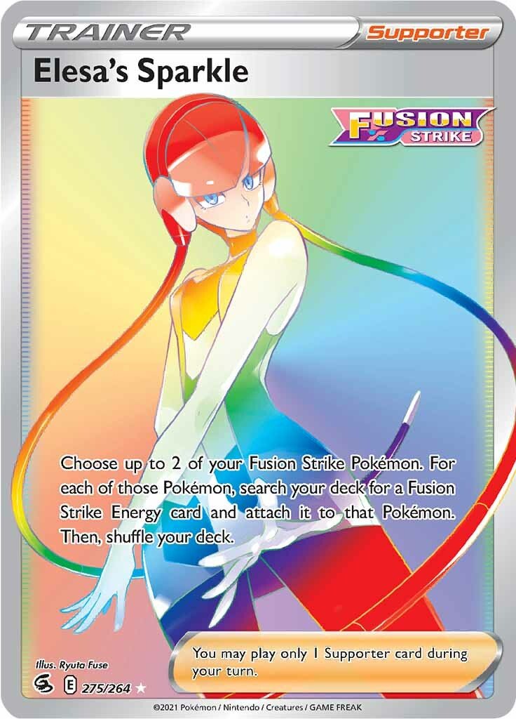 Elesa's Sparkle (275/264) [Sword & Shield: Fusion Strike] - Dark Crystal Cards