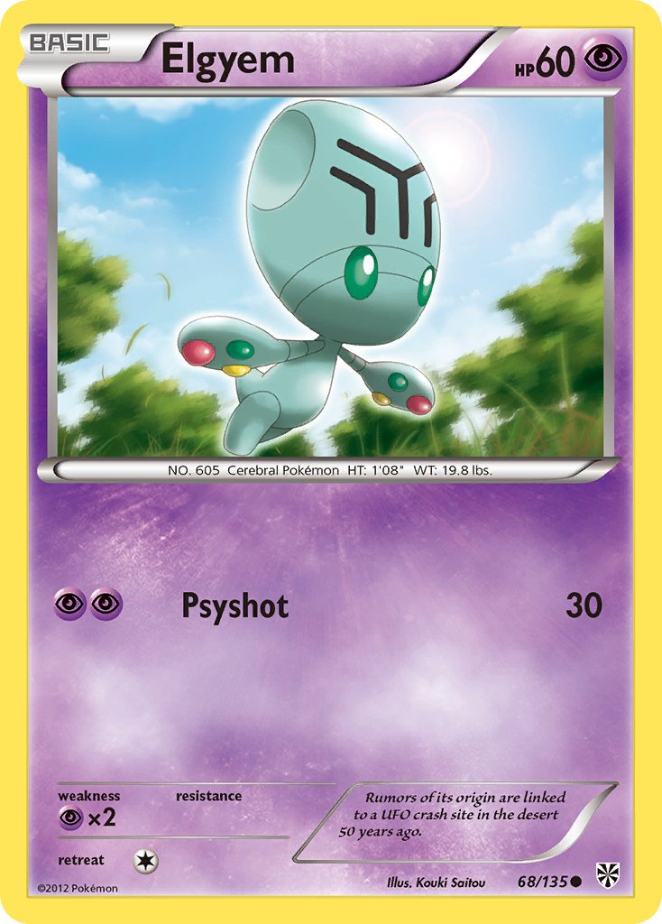 Elgyem (68/135) [Black & White: Plasma Storm] - Dark Crystal Cards