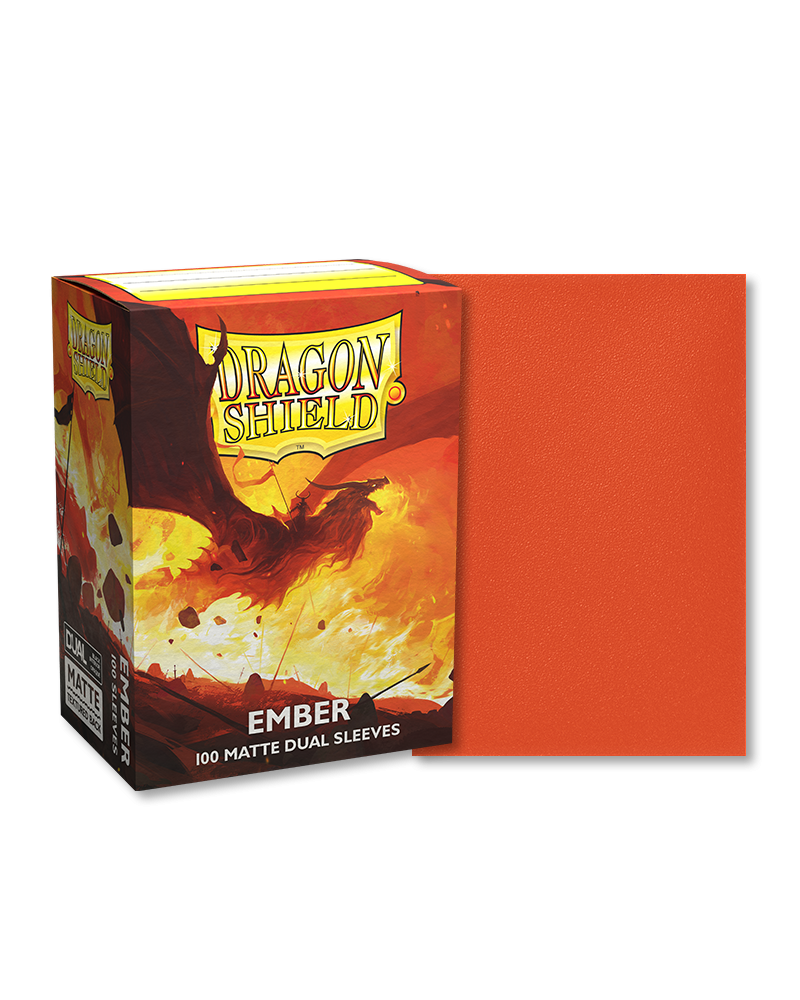 Dragon Shield Dual Sleeve 100ct - Ember