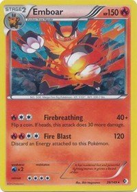 Emboar (26/149) (Cosmos Holo) (Blister Exclusive) [Black & White: Boundaries Crossed] - Dark Crystal Cards