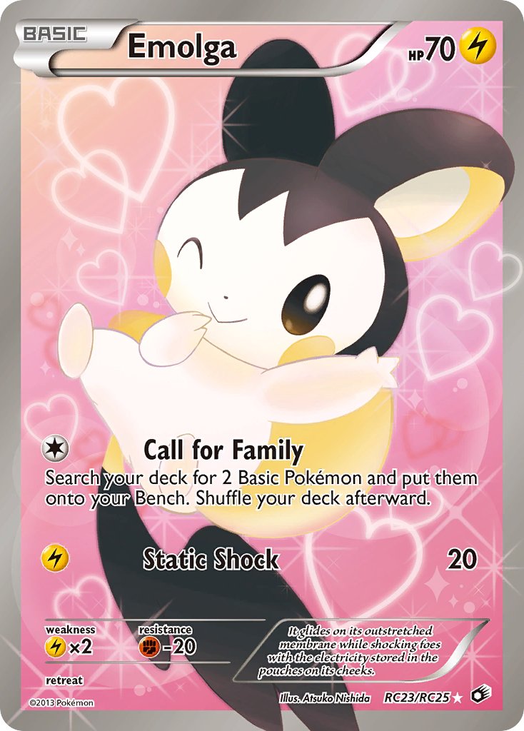 Emolga (RC23/RC25) [Black & White: Legendary Treasures] - Dark Crystal Cards