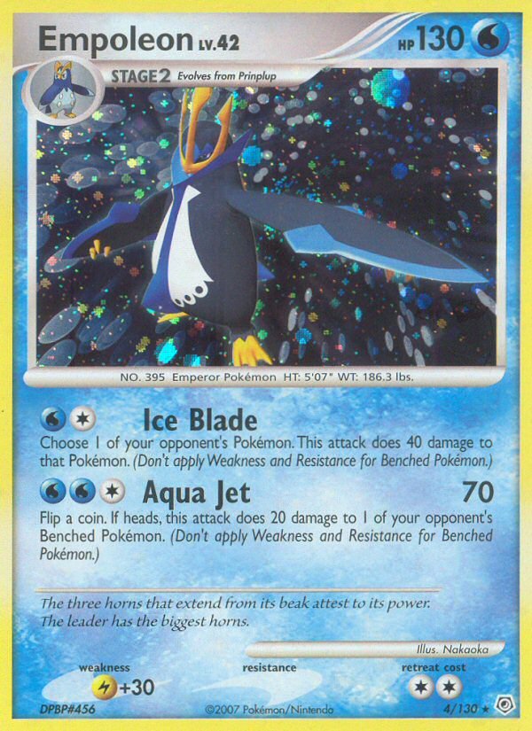 Empoleon (4/130) [Diamond & Pearl: Base Set] - Dark Crystal Cards