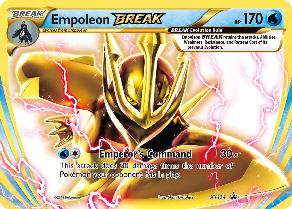 Empoleon BREAK (XY134) [XY: Black Star Promos] - Dark Crystal Cards