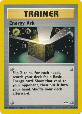 Energy Ark (75/75) [Neo Discovery Unlimited] - Dark Crystal Cards