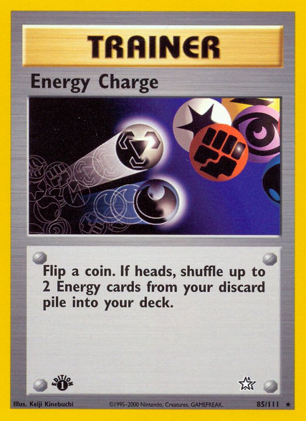 Energy Charge (85/111) [Neo Genesis 1st Edition] - Dark Crystal Cards