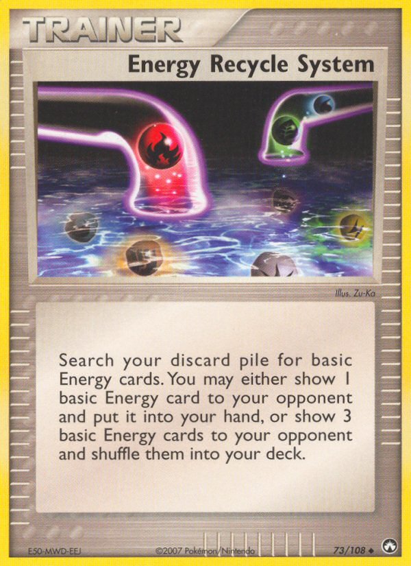 Energy Recycle System (73/108) [EX: Power Keepers] - Dark Crystal Cards
