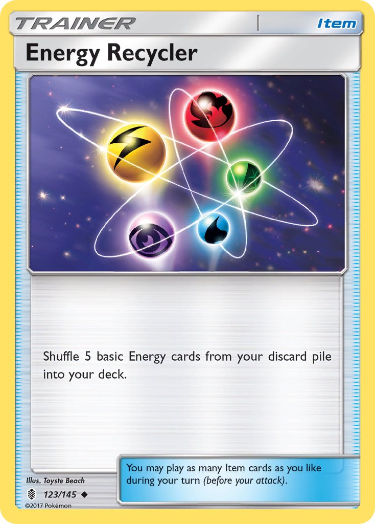 Energy Recycler (123/145) [Sun & Moon: Guardians Rising] - Dark Crystal Cards