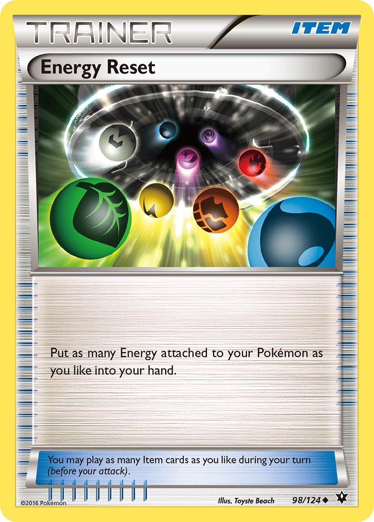 Energy Reset (98/124) [XY: Fates Collide] - Dark Crystal Cards