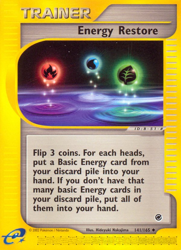 Energy Restore (141/165) [Expedition: Base Set] - Dark Crystal Cards