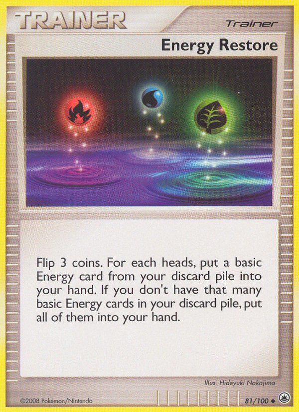 Energy Restore (81/100) [Diamond & Pearl: Majestic Dawn] - Dark Crystal Cards