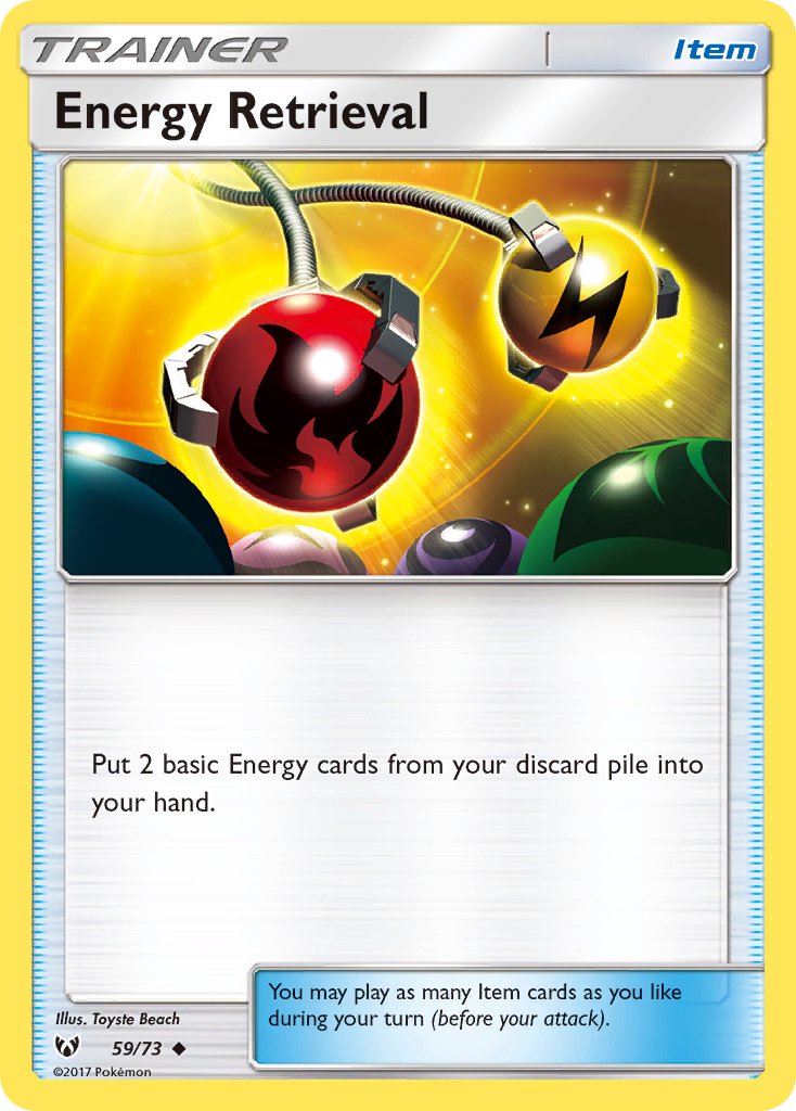 Energy Retrieval (59/73) [Sun & Moon: Shining Legends] - Dark Crystal Cards