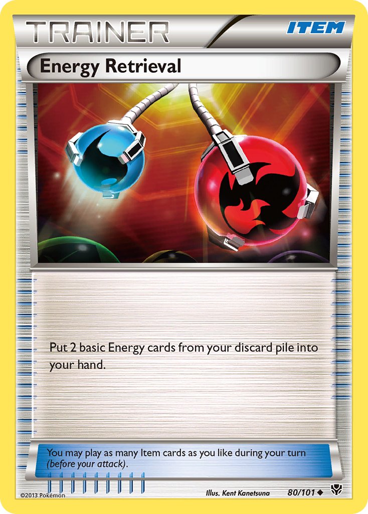 Energy Retrieval (80/101) [Black & White: Plasma Blast] - Dark Crystal Cards