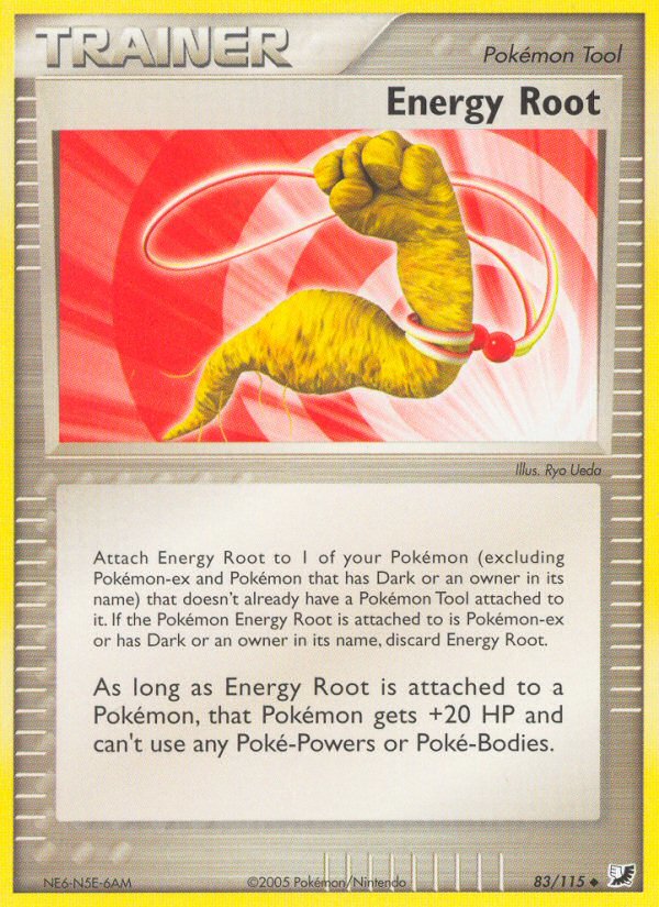 Energy Root (83/115) [EX: Unseen Forces] - Dark Crystal Cards