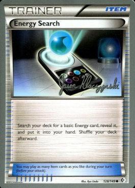 Energy Search (128/149) (Darkrai Deck - Jason Klaczynski) [World Championships 2013] - Dark Crystal Cards