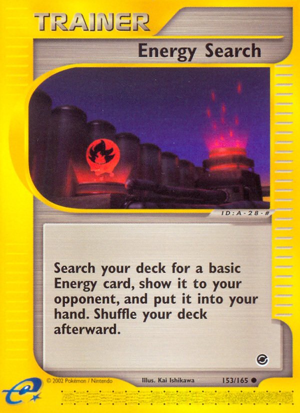 Energy Search (153/165) [Expedition: Base Set] - Dark Crystal Cards
