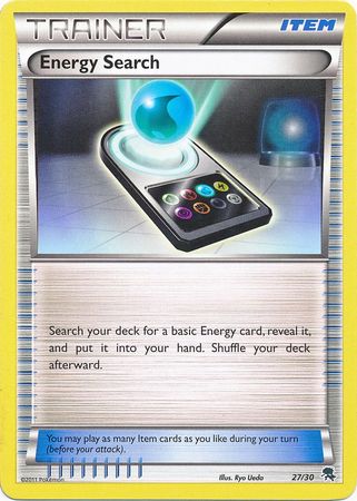 Energy Search (27/30) [Black & White: Trainer Kit - Zoroark] - Dark Crystal Cards
