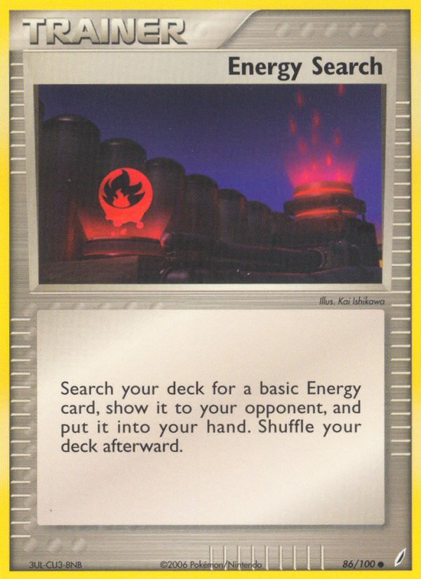 Energy Search (86/100) [EX: Crystal Guardians] - Dark Crystal Cards