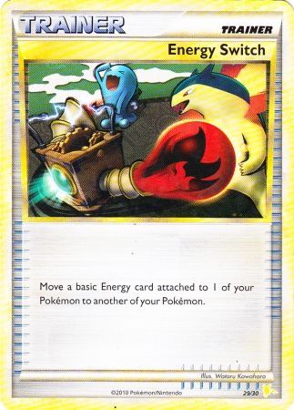 Energy Switch (29/30) [HeartGold & SoulSilver: Trainer Kit - Raichu] - Dark Crystal Cards
