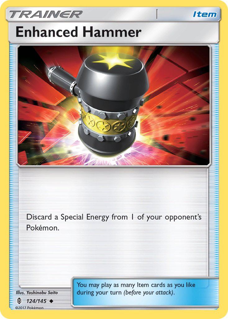 Enhanced Hammer (124/145) [Sun & Moon: Guardians Rising] - Dark Crystal Cards
