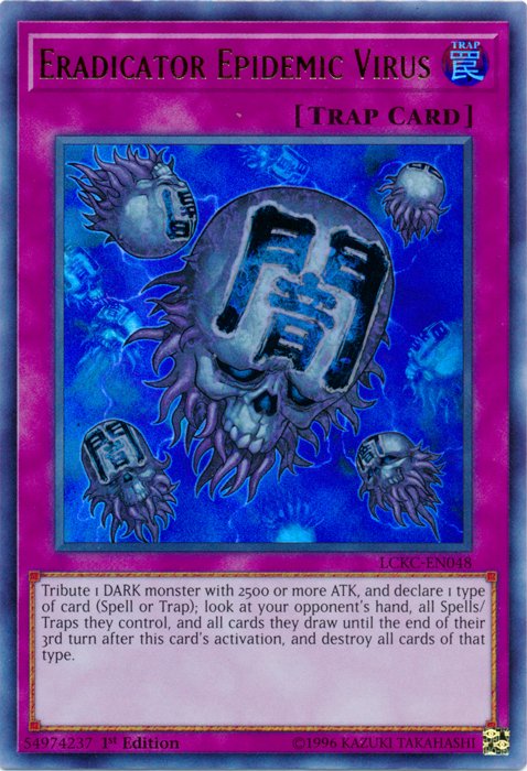 Eradicator Epidemic Virus [LCKC - EN048] Ultra Rare - Dark Crystal Cards