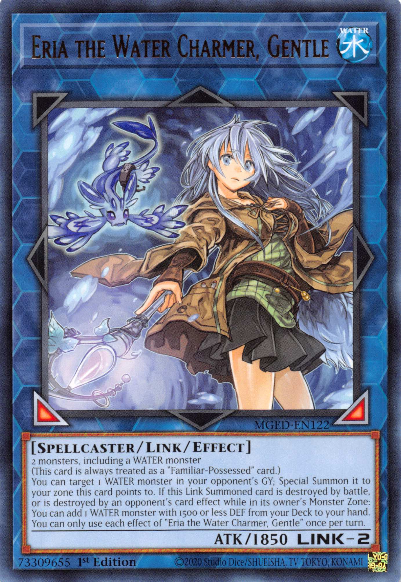 Eria the Water Charmer, Gentle [MGED - EN122] Rare - Dark Crystal Cards