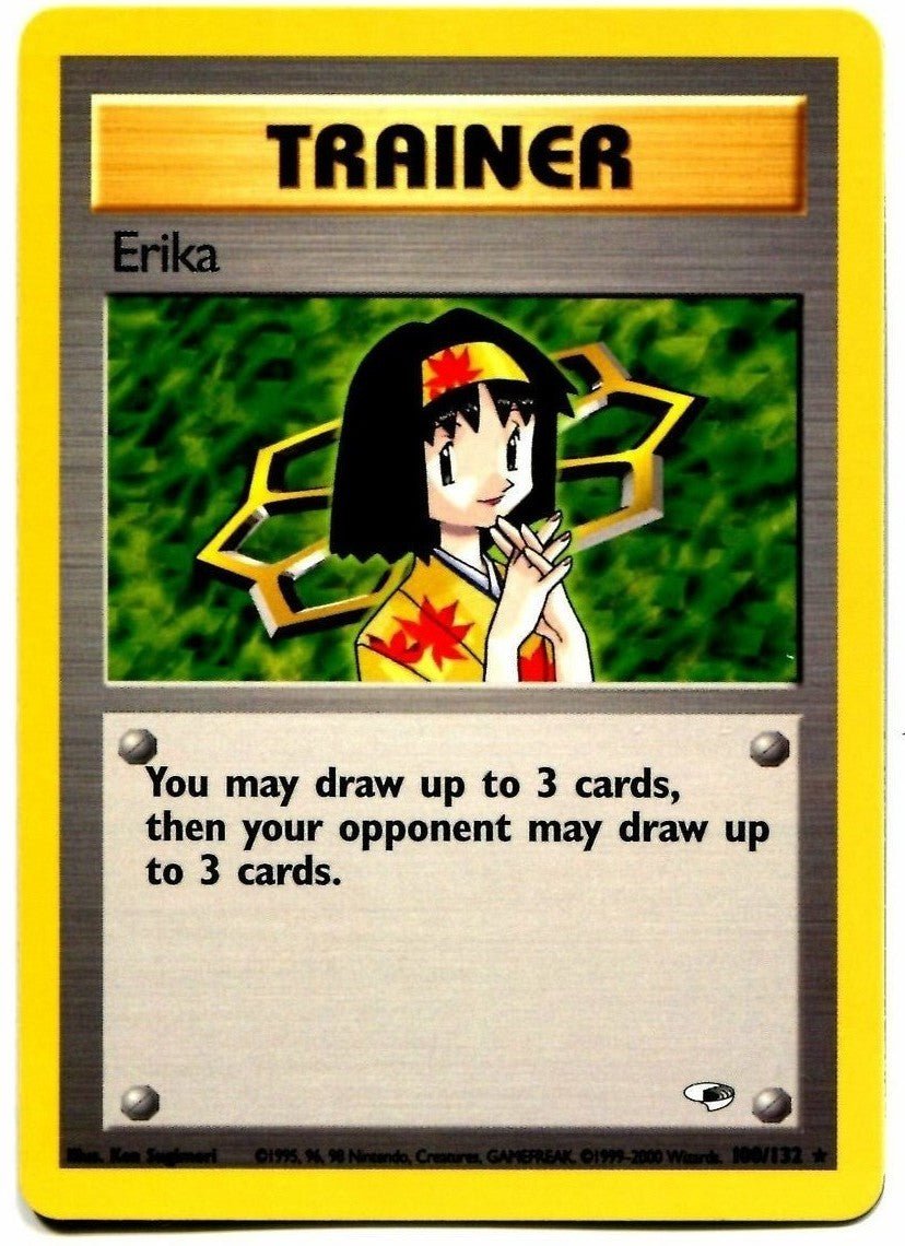 Erika (100/132) [Gym Heroes Unlimited] - Dark Crystal Cards