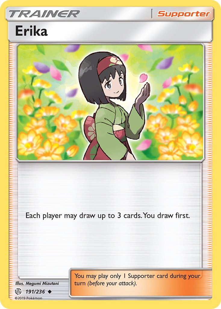 Erika (191/236) [Sun & Moon: Cosmic Eclipse] - Dark Crystal Cards