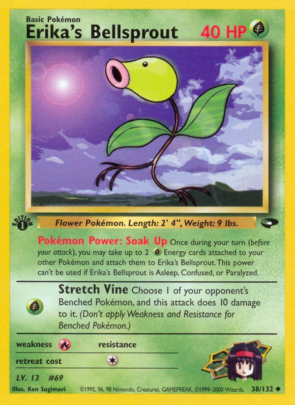 Erika's Bellsprout (38/132) [Gym Challenge 1st Edition] - Dark Crystal Cards