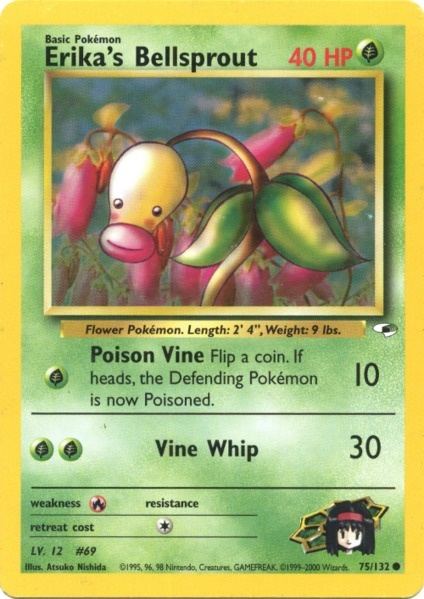 Erika's Bellsprout (75/132) [Gym Heroes Unlimited] - Dark Crystal Cards