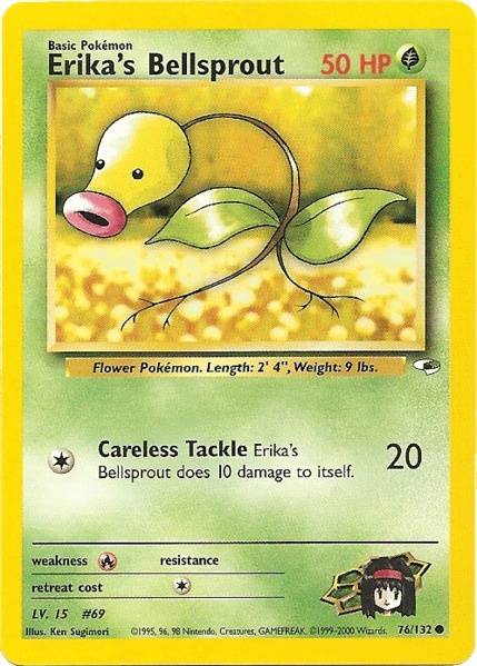Erika's Bellsprout (76/132) [Gym Heroes Unlimited] - Dark Crystal Cards