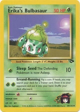 Erika's Bulbasaur (39/132) [Gym Challenge Unlimited] - Dark Crystal Cards