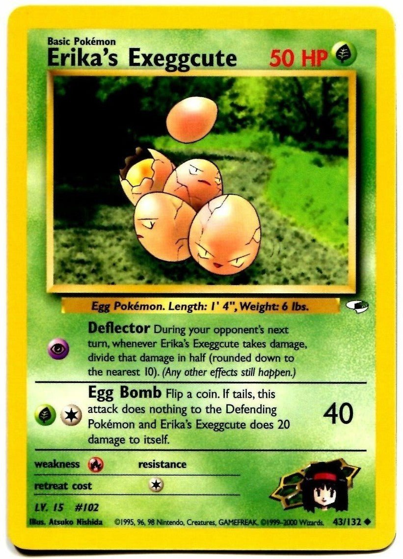 Erika's Exeggcute (43/132) [Gym Heroes Unlimited] - Dark Crystal Cards